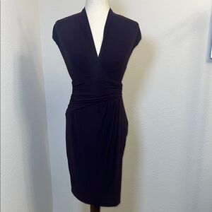 CHAPS Elegant‎ Black Wrap Dress
Size PS